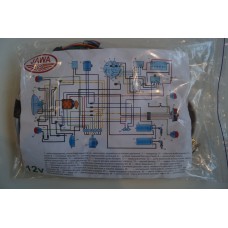 Электропроводка для мотоцикла ЯВА 350 (12V)