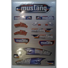 Набор виниловых мото наклеек Mustang